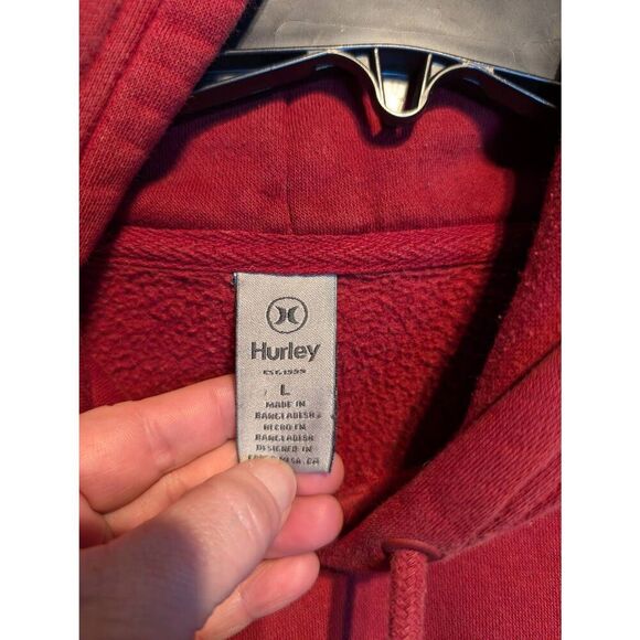 Hurley pullover hoodie size large* - Picture 4 of 4